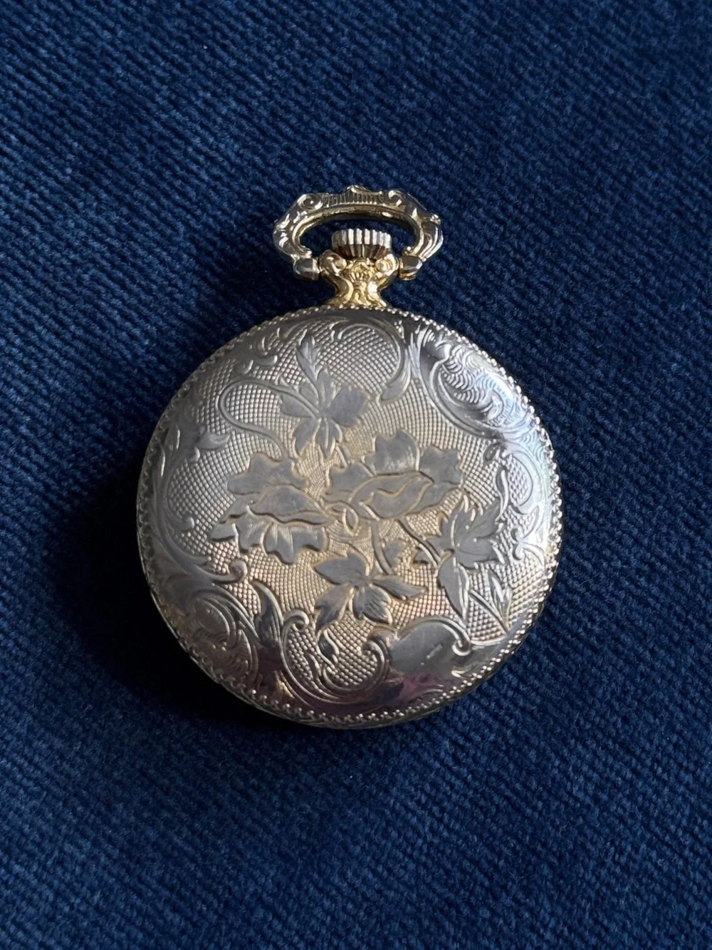 Antique Sheffield Pocket Watch Gold Filled Hunter Case Roman Dial NOT RUNNING